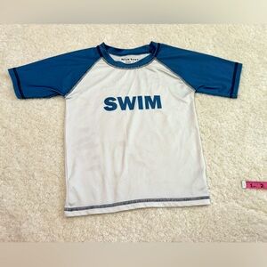 GUC Blue and White Swim Rashguard (Size 7*)